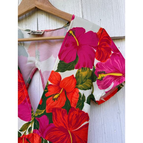 Show Me Your Mumu Ibiza Mini Tropical Dress in Bahama Mama Small - Picture 4 of 8